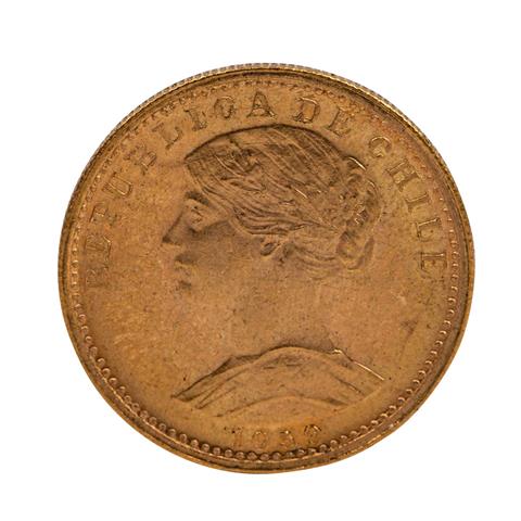 Chile /GOLD - 20 Pesos 1959