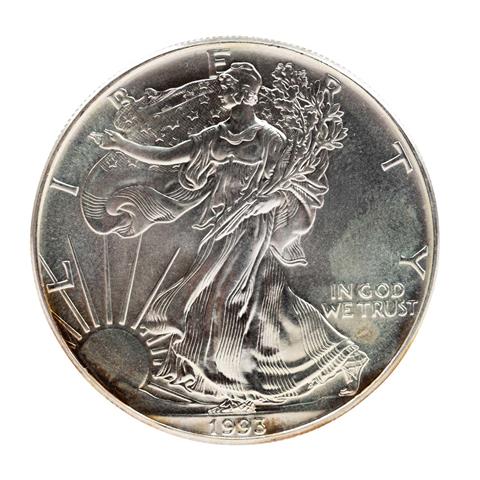 USA /SILBER - 1 oz American Silver Eagle 1993