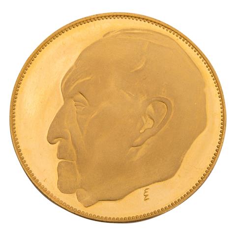 Medaille /GOLD - Konrad Adenauer 1957 exPP