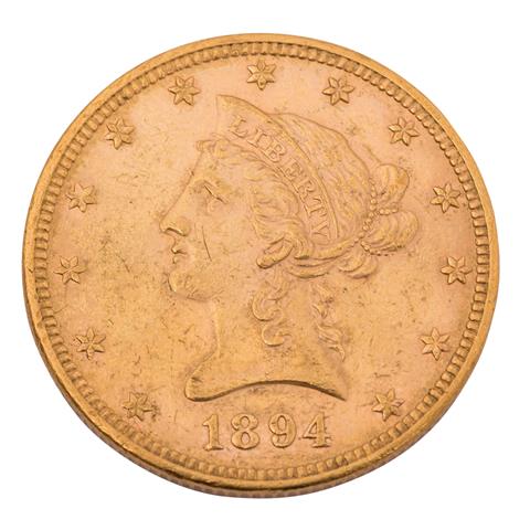 USA - Eagle, 10 Dollars 1894,