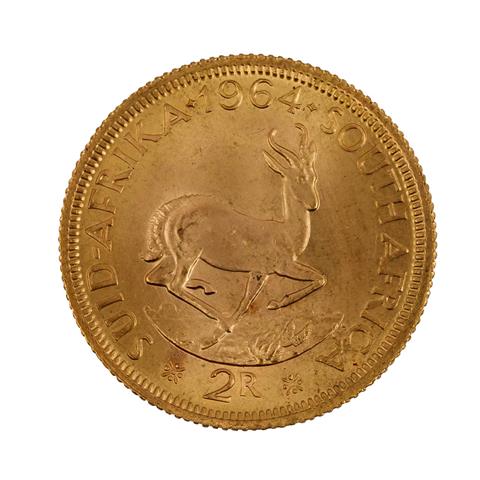 Südafrika - 2 Rand 1964, Springbock,