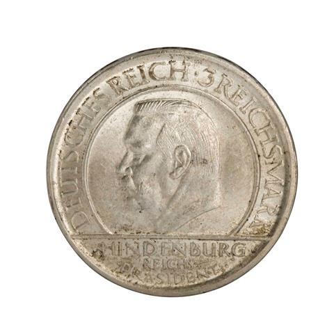 Deutsches Reich / Weimarer Republik - 3 Mark 1929/F,