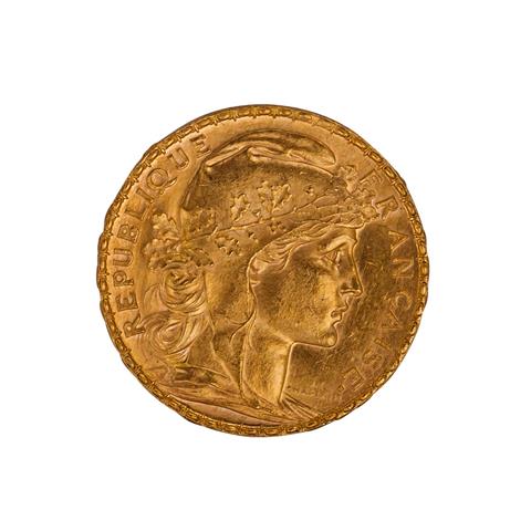 Frankreich/GOLD - 20 Francs 1909