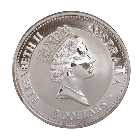 Australien - 2 Dollars/Unzen Kookaburra 1993,