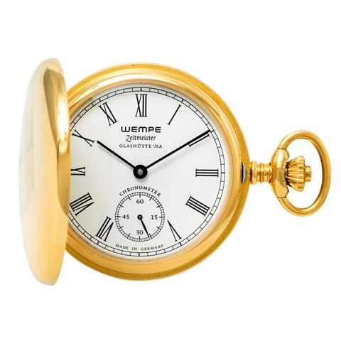 WEMPE Zeitmeister Chronometer Savonette Taschenuhr, Ref. WM710004. Aktueller Neupreis: 1.695,- Euro.
