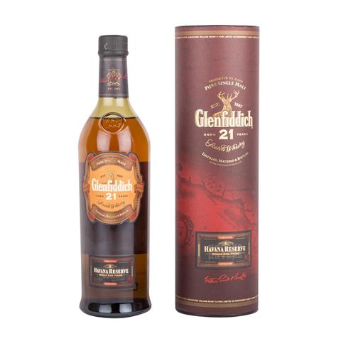 GLENFIDDICH Single Malt Scotch Whisky 'Havana Reserve', 21 years