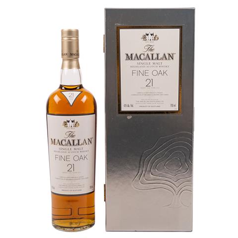MACALLAN Single Malt Scotch Whisky 'Fine Oak', 21 years