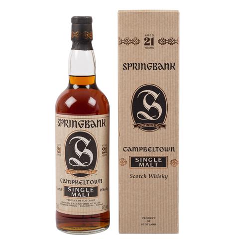 SPRINGBANK Single Malt Scotch Whisky, 21 years