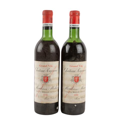 CHÂTEAU POUJEAUX 2 Flaschen Grand Vin 1970