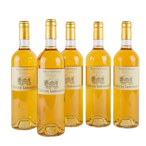 CHÂTEAU LAMOURETTE 5 Flaschen "Sauternes" 2015