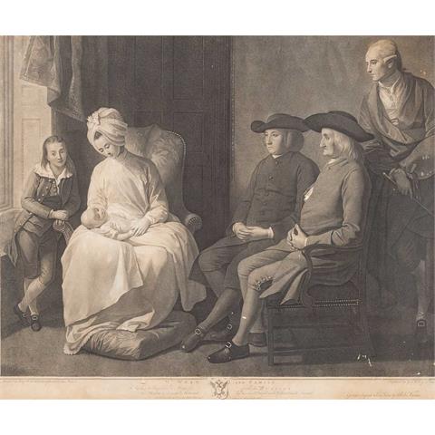 SIGMUND, GEORGE & FEINS, JOHN GOTTLIEB, 18. Jh., "Mr. West and Family", 1779,