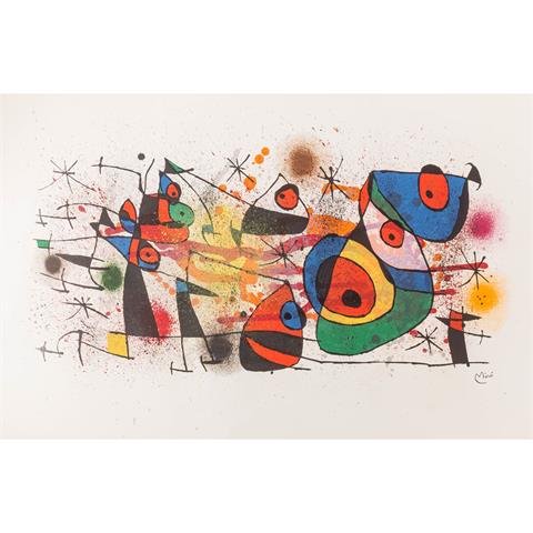 MIRÓ, JUAN, nach (1893-1983), „Céramique (La fête, grand composition).