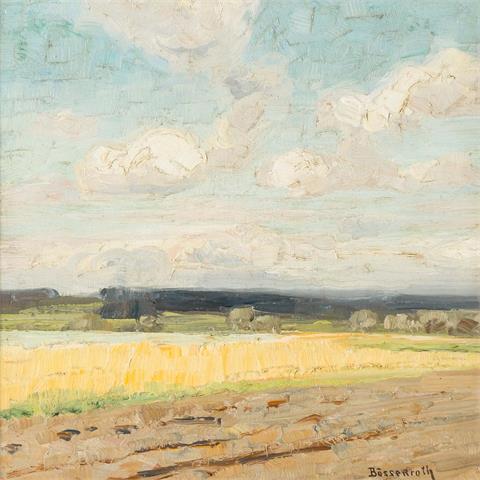 BÖSSENROTH, CARL (1863-1935), "Norddeutsche Landschaft",