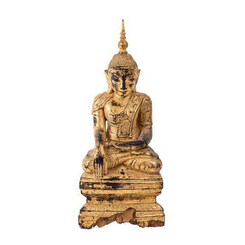Figur des Buddha. BURMA, 19. Jh.,