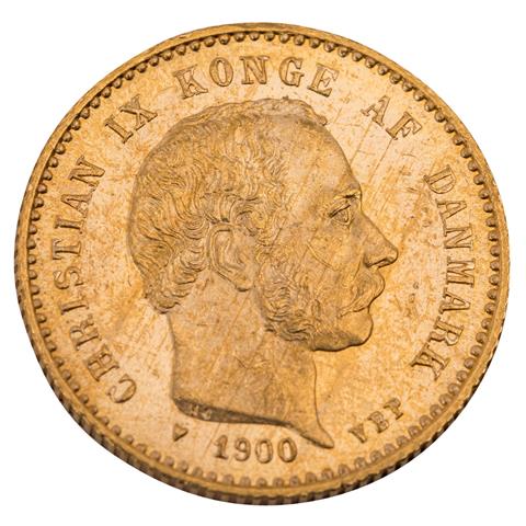 Dänemark - 10 Kronen 1900/VBP, König Christian IX,
