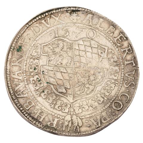 Bayern - Guldentaler zu 60 Kreuzern 1570 mit Titel Maximilian II.,