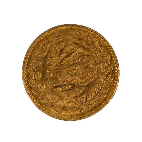 Osmanisches Reich /GOLD - 25 Kurush 1293 (1876)