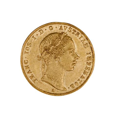 Kaisertum Österreich /GOLD, 1 Dukat Franz Josef I. 1858-A