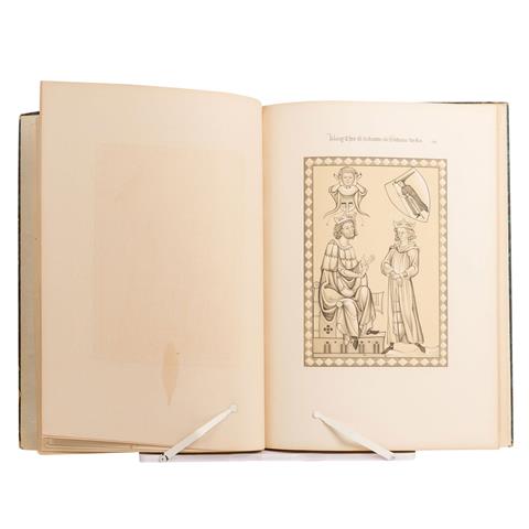 Seltenes Faksimile von 1850 zur Manesse'schen Handschrift von B. C. Mathieu:
