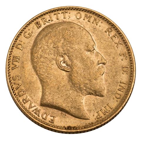 Australien /GOLD - Edward VII. 1 Sovereign 1903-M