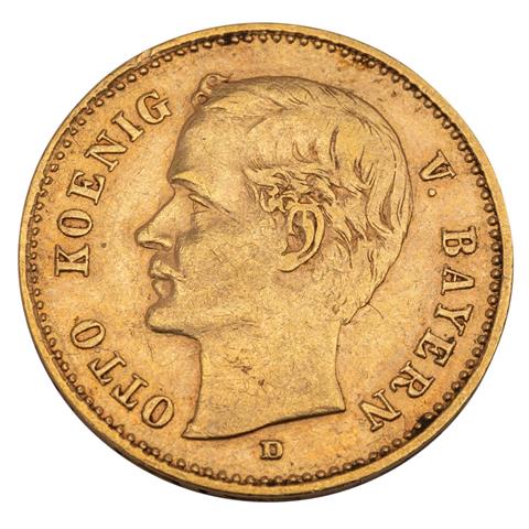 Deutsches Kaiserreich / Bayern - 10 Mark 1903, König Otto,