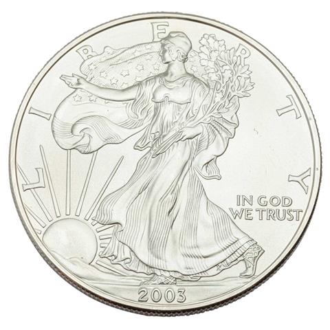 USA /SILBER - 1 $ American Silver Eagle 1 oz 2003