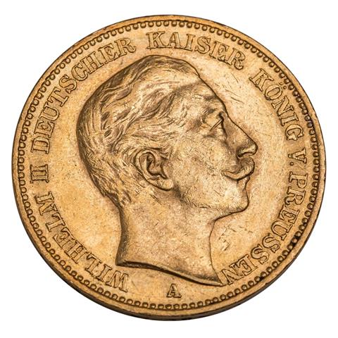 Preussen/GOLD - 20 Goldmark 1905 A