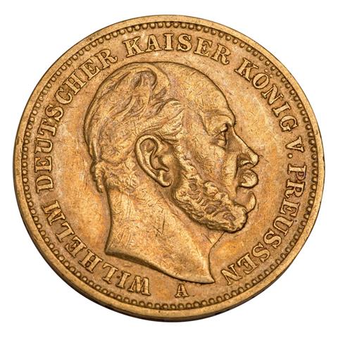 Preussen/GOLD - 20 Mark 1886 A