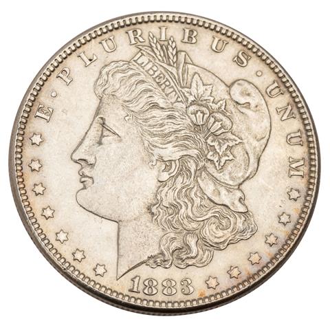 USA - Morgan Dollar 1883/ohne Münzzeichen,