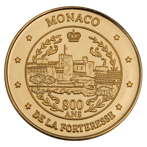 Monaco / Monako - Medaille 800 Jahre Bau der Festung,