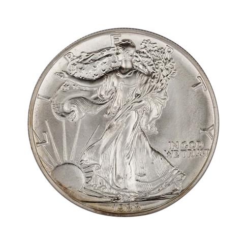 USA /SILBER - 1$ American Silver Eagle 1 oz, 1988