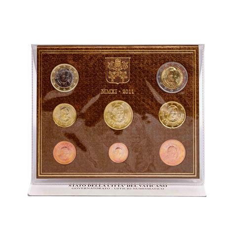 Vatikan - Euro Kursmünzensatz 2011,