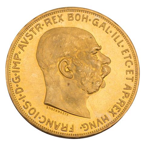 Österreich/GOLD - 100 Kronen 1915 NP,