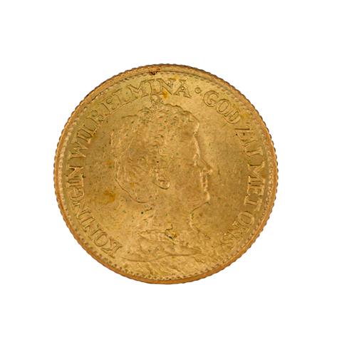 Niederlande /GOLD - Königin Wilhelmina 10 Gulden 1913