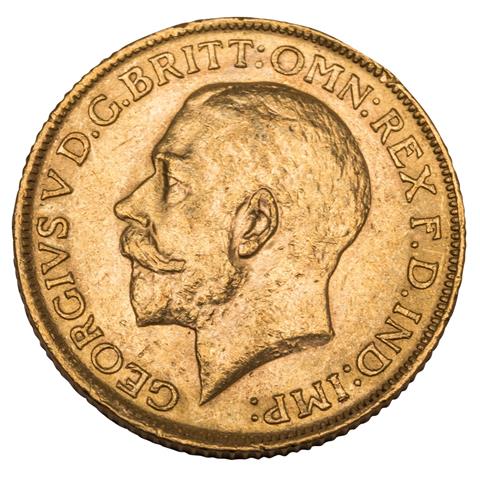 Großbritannien /GOLD - Georg V, 1 Sovereign 1911