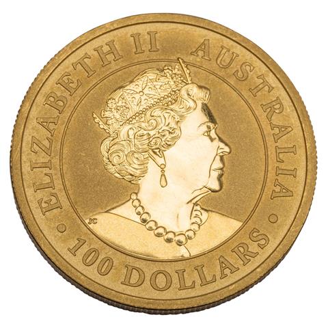 Australien /GOLD - Elisabeth II. 100 $ Kangaroo 1 oz, 2019