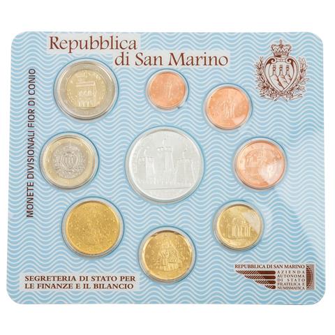 San Marino - KMS 2005, incl. 5 Euro Onofri,