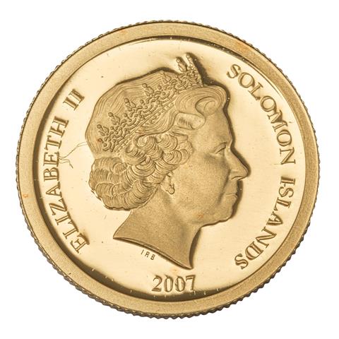 Salomon Inseln - 10 Dollars 2007, GOLD, römisches Kolosseum,