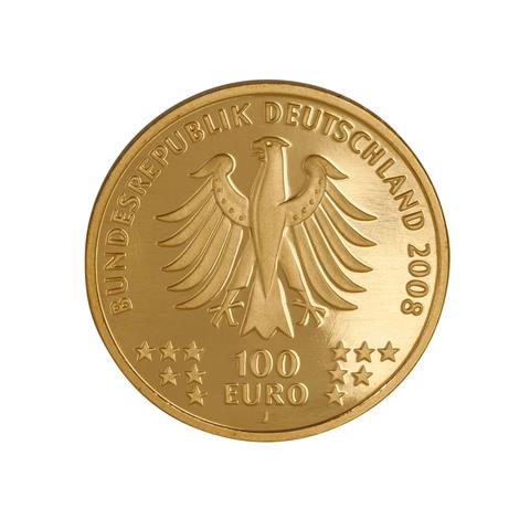 BRD /GOLD - 100 Euro, UNESCO: Goslar 2008-J