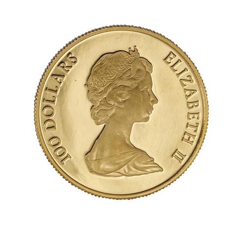 Kanada /GOLD - Elisabeth II. 100 Dollars 1982 PP