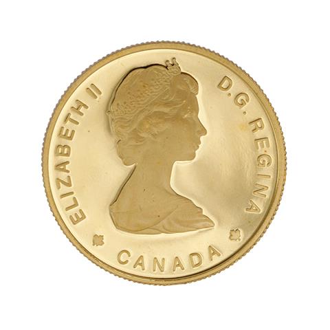 Kanada /GOLD - Elisabeth II. 100 Dollars 1984 PP