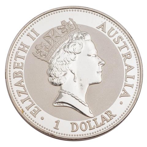 Australien - Silberdollar 1992, Kookaburra,