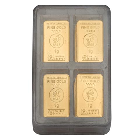 Investment GOLD, Unity Box (small) mit 100 x 1 Gramm Barren,