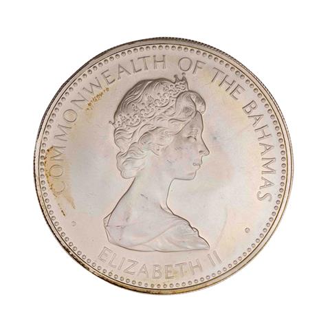Bahamas /SILBER - Elisabeth II. 10 Dollars 1973