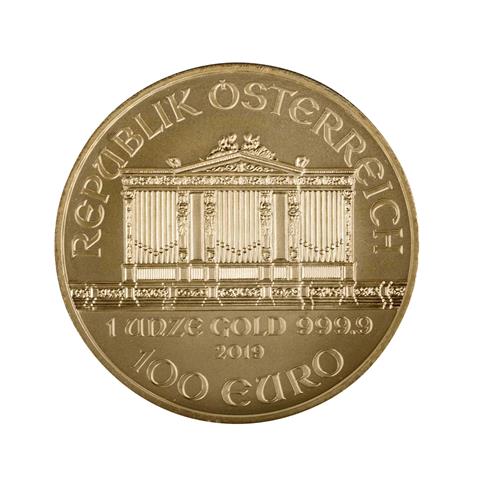 Österreich /GOLD - 100 € Wiener Philharmoniker 1 oz 2019