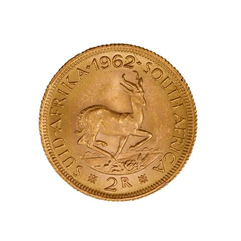 Südafrika /GOLD - 2 Rand 1962