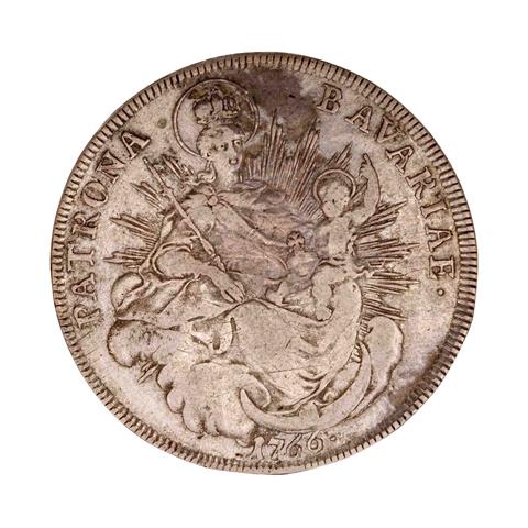AD, Bayern, Maximilian III. Joseph, Madonnentaler 1766