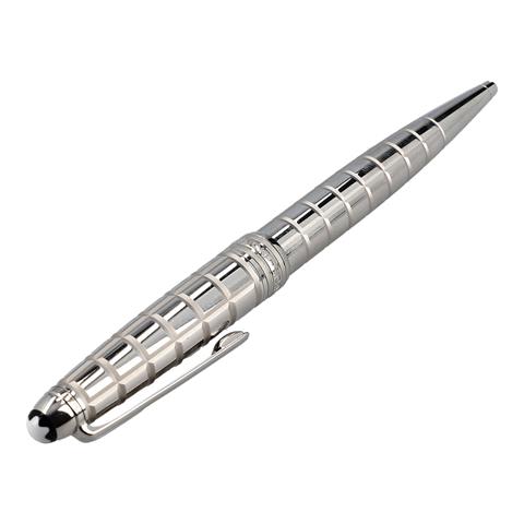 MONTBLANC Rollerball "SOLITAIRE PLATINUM PLATED FACET".