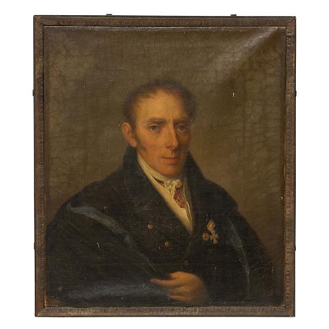 SENFF, wohl Carl Adolf ATTRIBUIERT (Halle 1785-1863 Ostrau), "Stadtrat Ledebour", 1836,