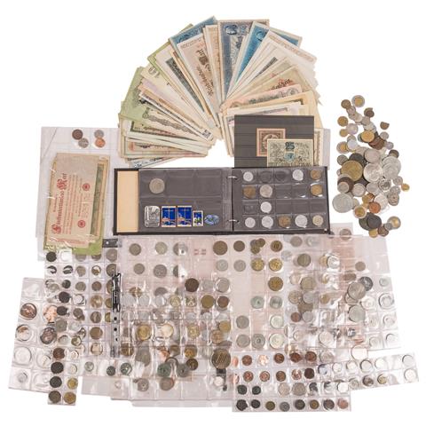 Münzen und Geldscheine - Alle Welt